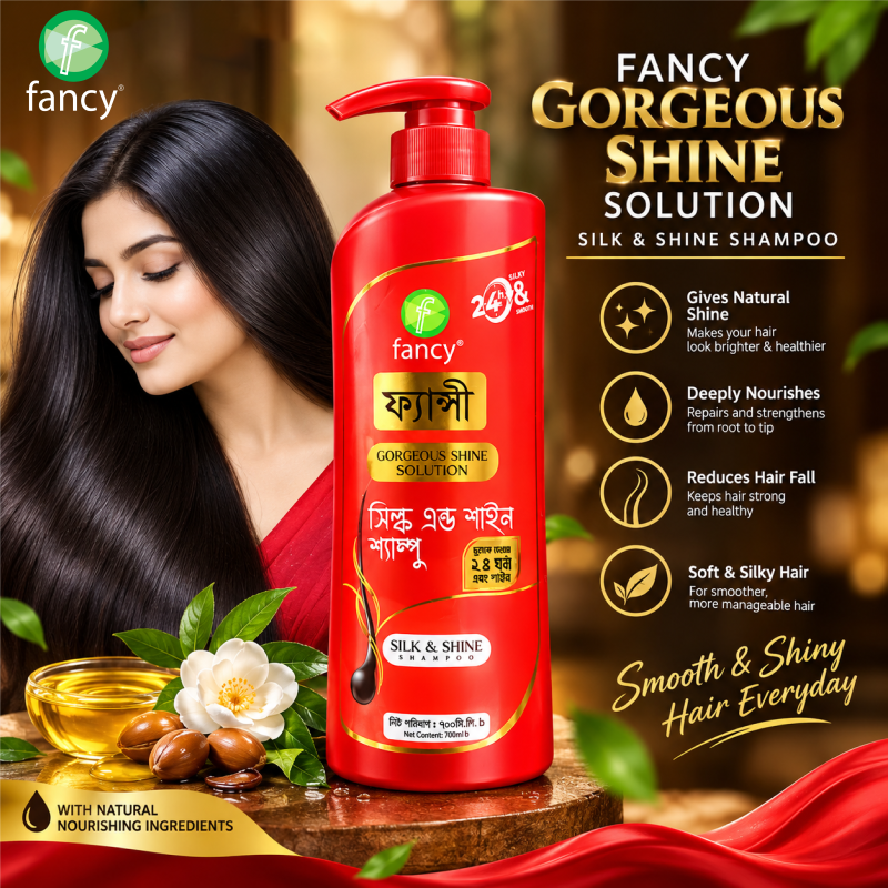 Fancy silk & shine shampoo 700ml
